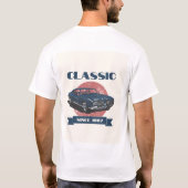 T-shirt Style Rétro voiture classique (Dos)