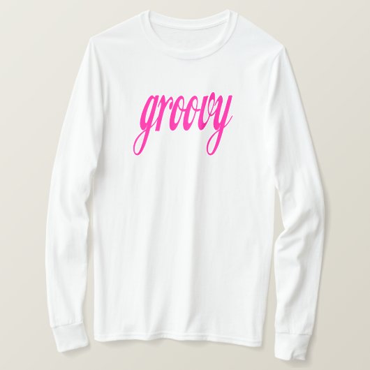 T-shirt Style Rose Groovy (Design devant)