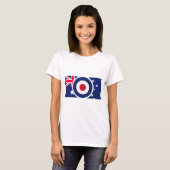 T-shirt Style Roundel Australia Target Scooter (Devant entier)