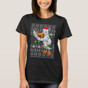 T-shirt Style sucré moche Xmas Lights Albatross Bird Chri