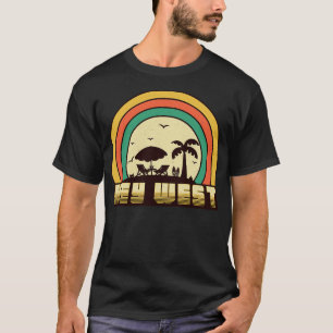 T-shirt Style Sunset Vintage de Key West Beach