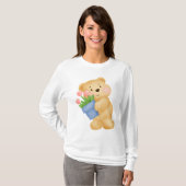 T-shirt Style Teddy Cendré (Devant entier)
