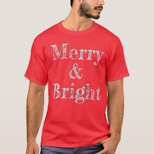 T-shirt Stylé tendance urbain Joyeux & Lumineux Noël