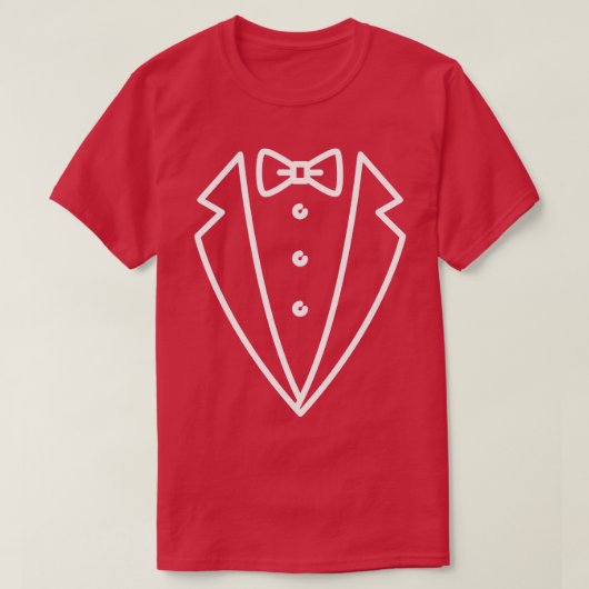 T-shirt Style Tuxedo (Design devant)