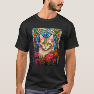 T-shirt Style Verre Tressé Neva Masquerade Chat