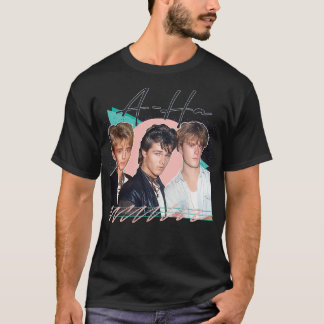 T-shirt Style vintage 80s AHa Design 1