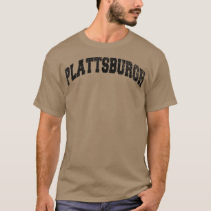 T-shirt Style Vintage College de Plattsburgh