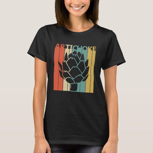 T-shirt Style vintage Cute Artichoke Vegetable (Devant)