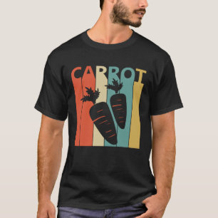 T-shirt Style vintage Cute Carrot Vegetable