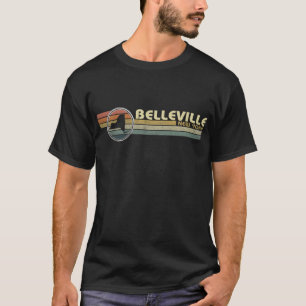 T-shirt Style vintage des années 1980 BELLEVILLE, NY