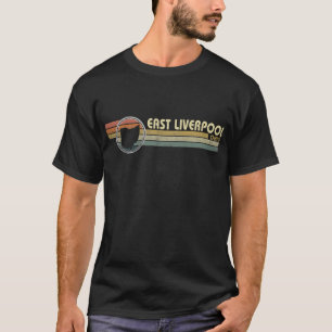T-shirt Style vintage des années 80 EAST LIVERPOOL, OH