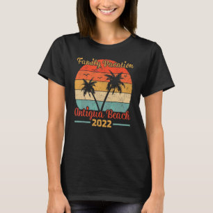 T-shirt Style vintage Famille Vacances 2022 Antig des Cara