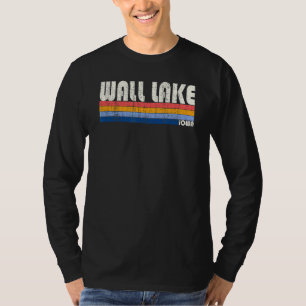 T-shirt Style Vintage les années 70 80s Style Wall Lake Io
