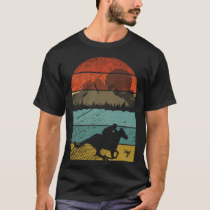 T-shirt Style vintage rétro Horse Racing sports 2