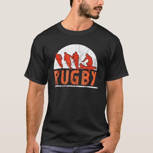 T-shirt Style Vintage Rugby (Devant)