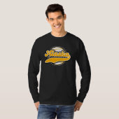 T-shirt Style Yellow Alaska College University Style Natio (Devant entier)