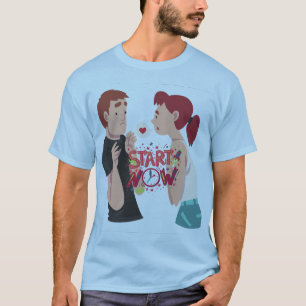 T-shirt stylish Homme's Love Statement - tendance
