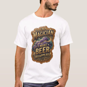 T-shirt Stylish JE SUIS UN MAGICIEN JE FAIS DISPARAÎTRE LA