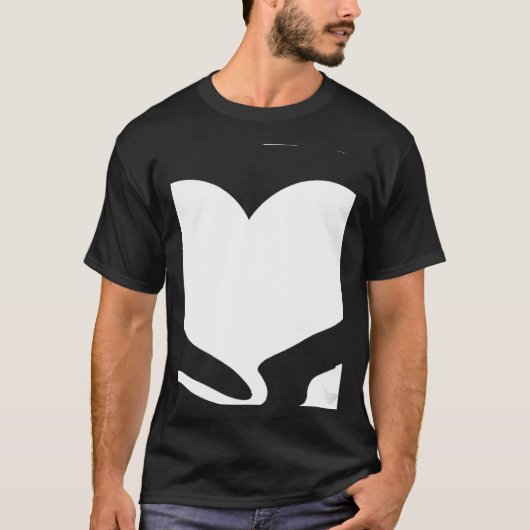 T-shirt Stylish Saying Valentine's Day Heart Partnerlook (Devant)