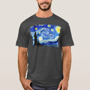 T-shirt Stylish Vintage Art Starry Night Vincent Van Gogh