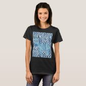 T-shirt Stylish Zebra Stripes - Design audacieux et unique (Devant entier)