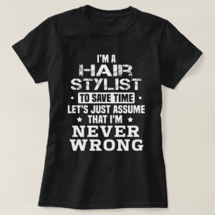 T-shirt Styliste de cheveux