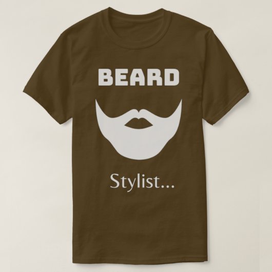 T-shirt Stylliste de barbe 3 (Design devant)