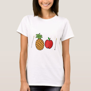 T-shirt stylo de pomme d'ananas de stylo