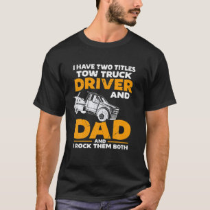 T-shirt Stylos de remorquage pour hommes - Tow Truck Drive