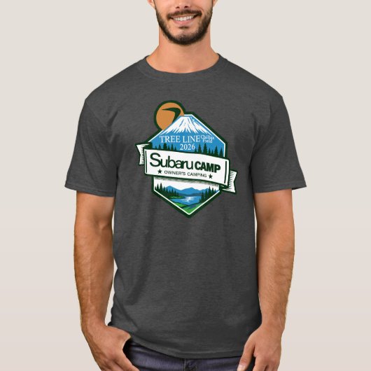 T-shirt subaru camp (Devant)