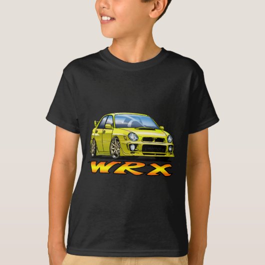 T-shirt Subaru WRX_yellow (Devant)