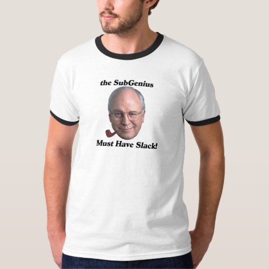 T-shirt subgenius de cheney (Devant)