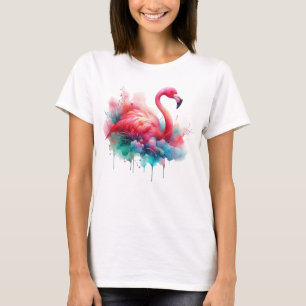 T-shirt Sublimation Flamant rose-95158