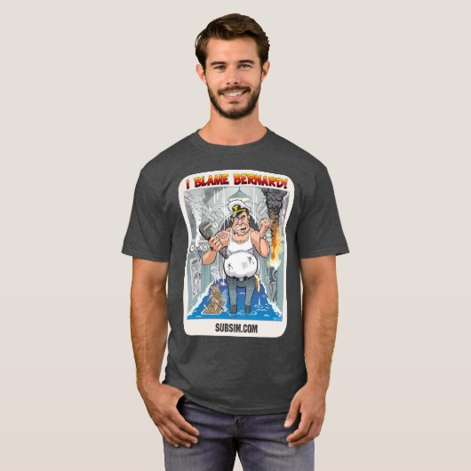 T-shirt SUBSIM Blame Bernard (Devant entier)