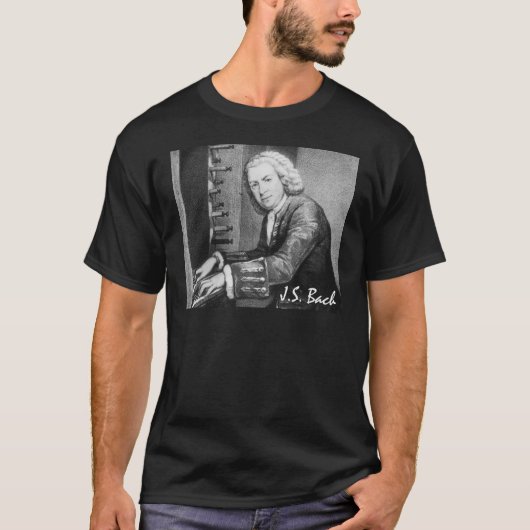 T-shirt Substance de Johann Sebastian Bach (Devant)