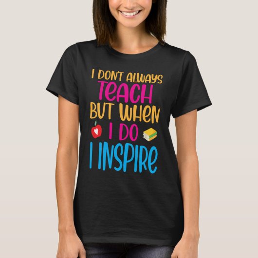 T-shirt Substitute Teacher Quote  2 (Devant)