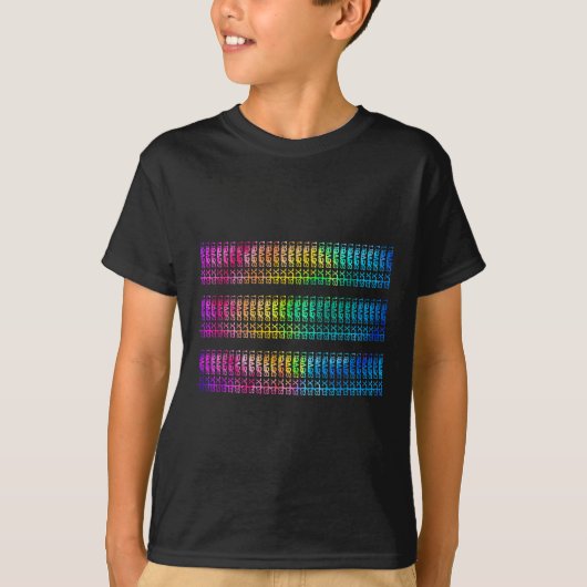 T-shirt Subtil 67 Six Seven Brainrot Message Caché Gen Al (Devant)