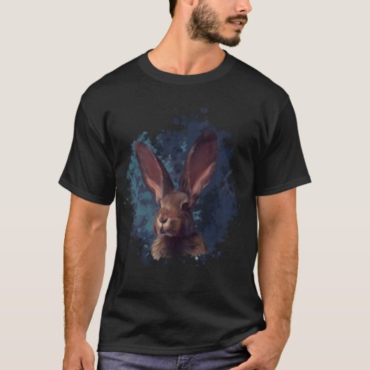 T-shirt subtil de lapin (Devant)