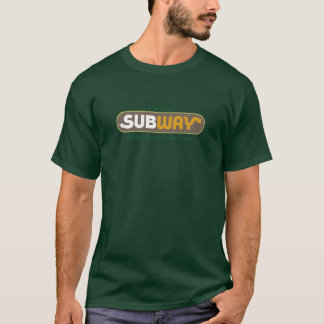 T-shirt SubwayL'endroit où frais est le goût RétroVintage