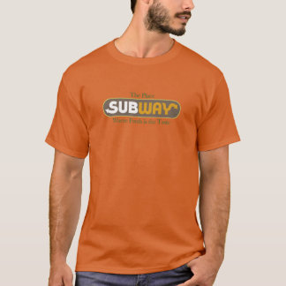 T-shirt SubwayL'endroit où le frais est le goût RetroVinta