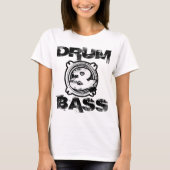 T-shirt Subwoofer de tambour et de basse (Devant)