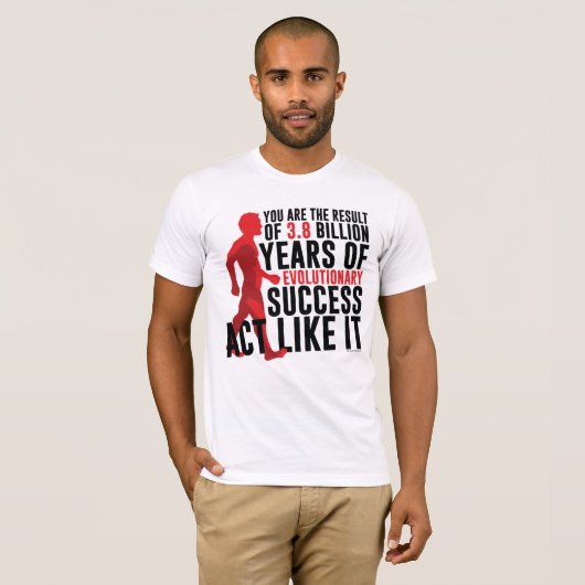 T-shirt Succès évolutionnaire (Devant entier)