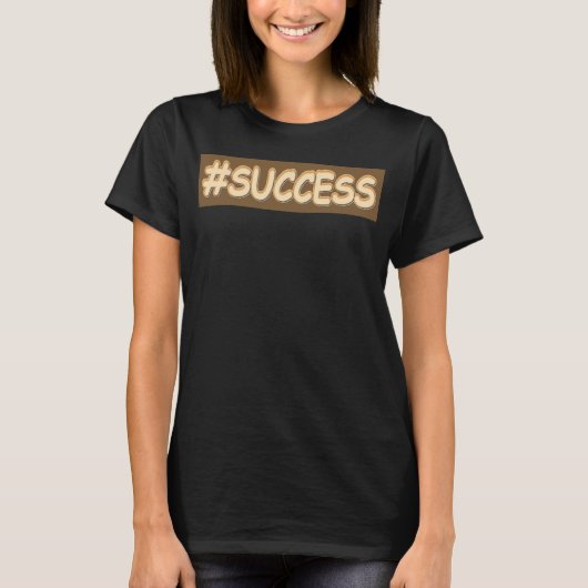 T-shirt  "#SUCCESS" Cute Design. Buy Now (Devant)