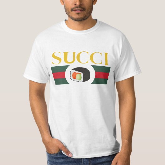 T-shirt Succi Sushi amants Funny gnocchi logo nouveau cade (Devant)