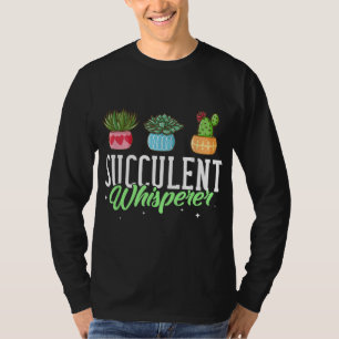 T-shirt Succulent Plante cadeau Cactus Garden Pot