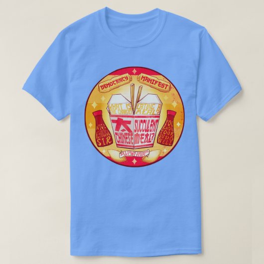 T-shirt Succulent repas chinois (Design devant)