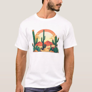 T-shirt Succulents botaniques plantes Jardin mignon