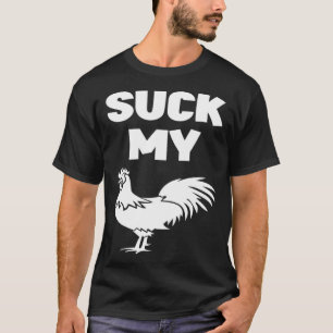 T-shirt Sucer Mon Citation de Blanc de Poulet