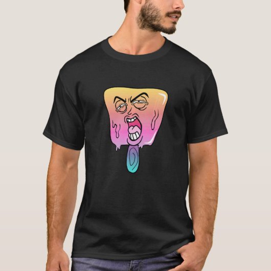 T-shirt Sucette fondue (Devant)