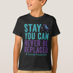 T-shirt Sucide Prévention La Sensibilisation Ne Doit Jamai